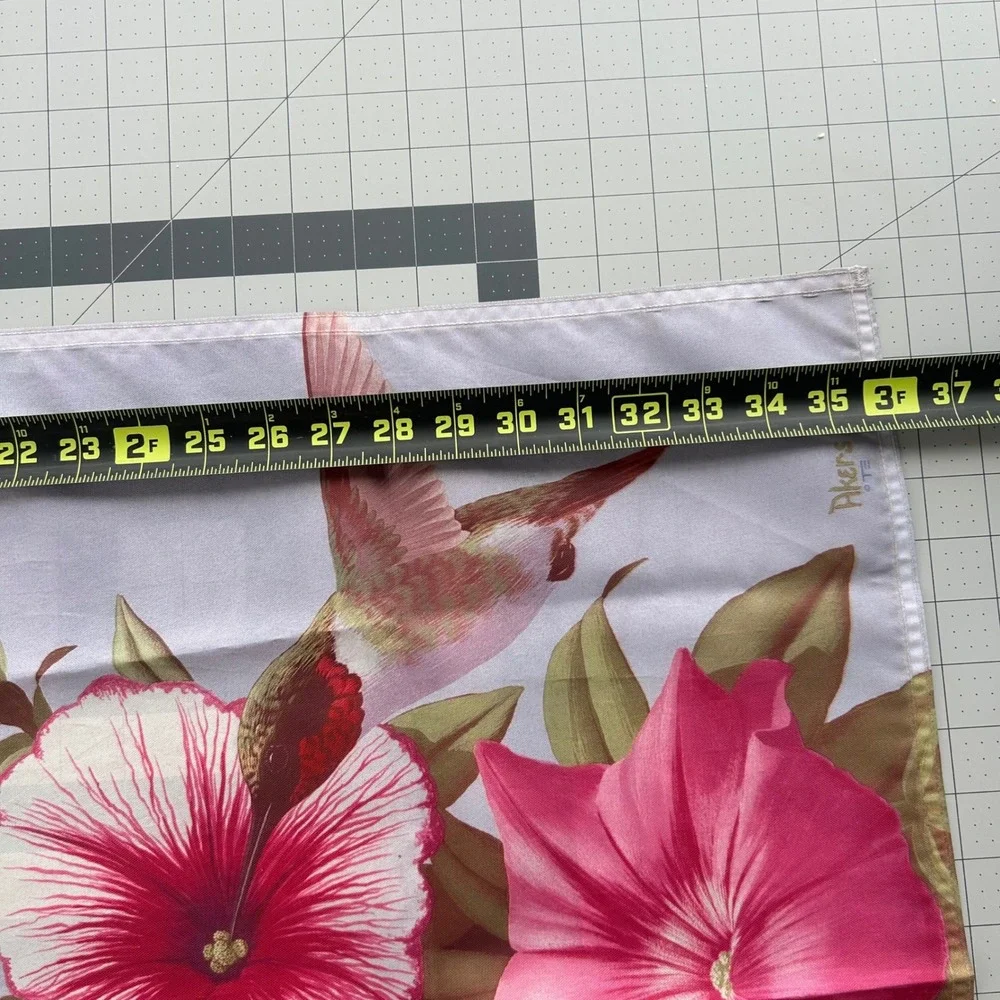 Akers Hummingbird Petunia Garden Flag Large 24x36 Pink Purple Floral Yard Decor